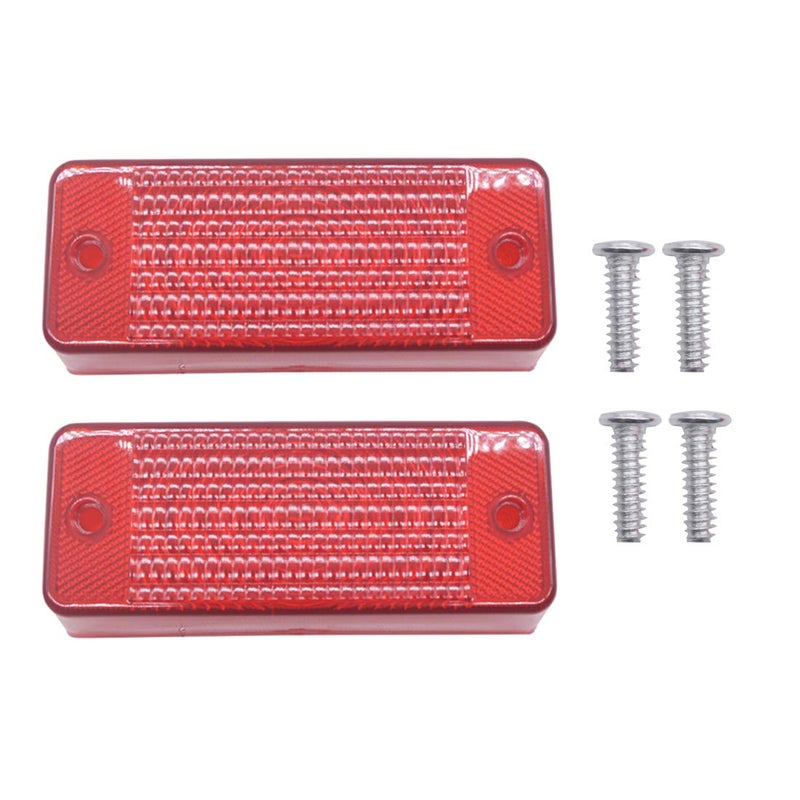 AIPICO 2 Pcs Rear Tail Light Lens 6672276 for Bobcat Skid Steer Loader A300 S100 S130 S150 T110 T140 T180 T190 T200 T250 - Image 1
